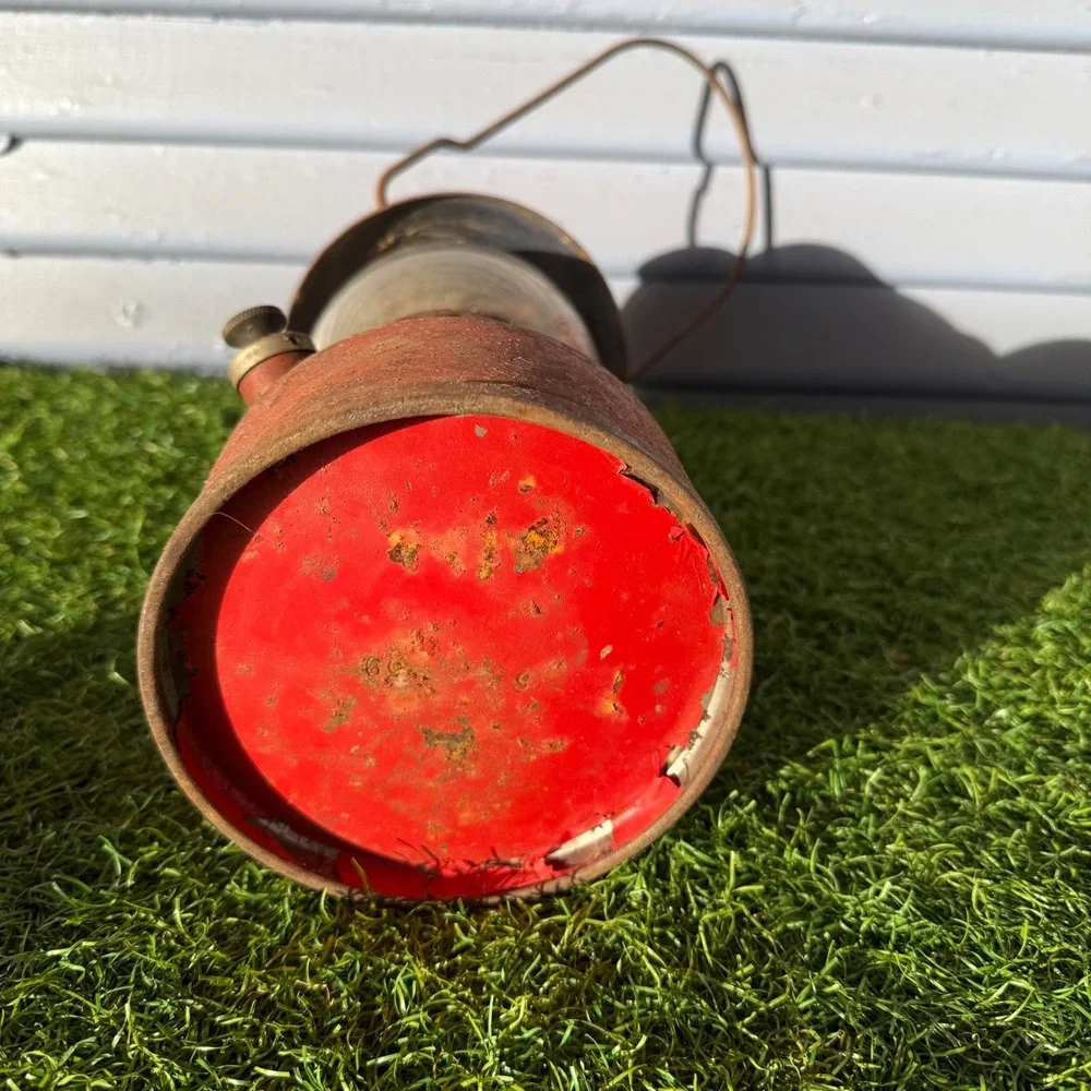 Vtg 1968 Red Coleman Lantern‎ Model 200A Single Mantle Outdoor Camping Untested